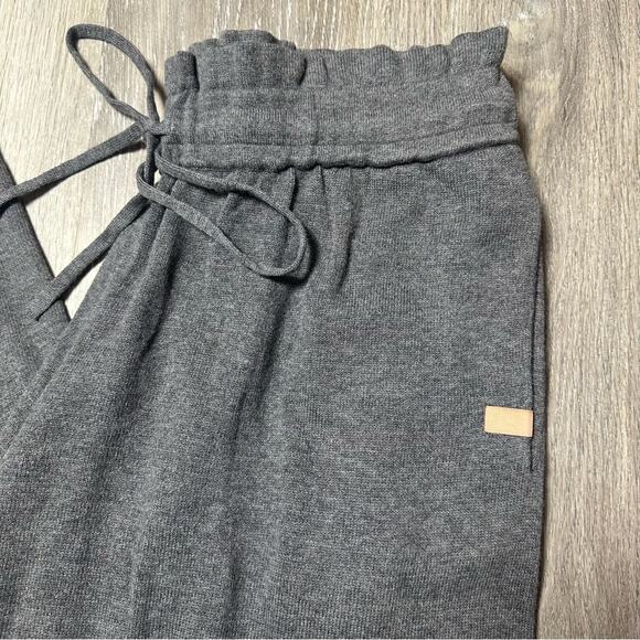 Lunya Gray Wide Leg Relaxed Pants Organic Cotton Silk Blend NEW - Picture 3 of 6